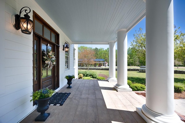 23475 Slate Rd, Athens, AL 35614 - view of patio / terrace featuring a porch