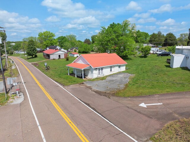 drone / aerial view