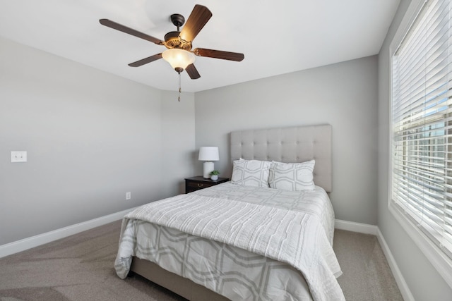 124 Houghland St, Gallatin, TN 37066 - bedroom with carpet flooring, baseboards, and a ceiling fan