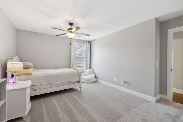 124 Houghland St, Gallatin, TN 37066 - carpeted bedroom with baseboards and ceiling fan