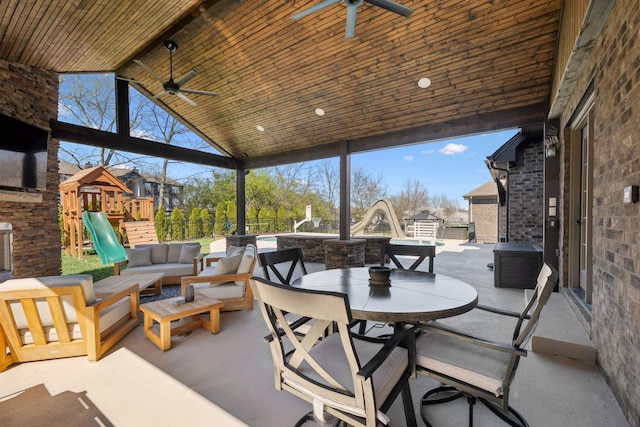 124 Houghland St, Gallatin, TN 37066 - view of sunroom