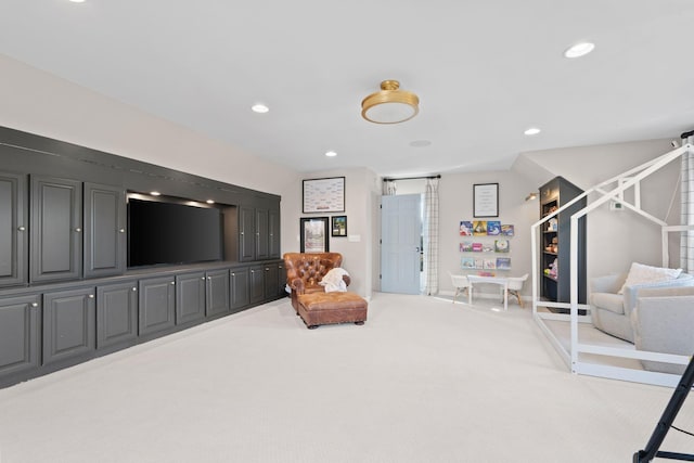 2931 Longford Dr, Murfreesboro, TN 37129 - living area with light colored carpet and recessed lighting