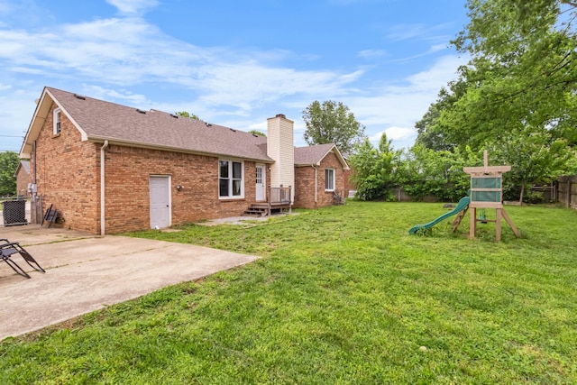 1646 S Jordan Dr, Clarksville, TN 37042 - view of yard featuring a patio and central air condition unit