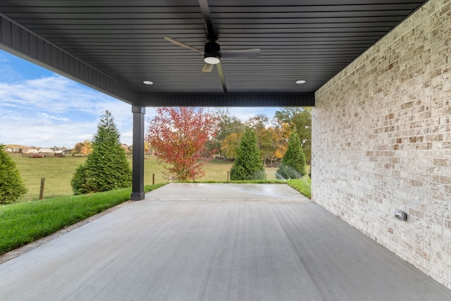 1048 Veridian Dr B, Clarksville, TN 37043 - view of patio with ceiling fan