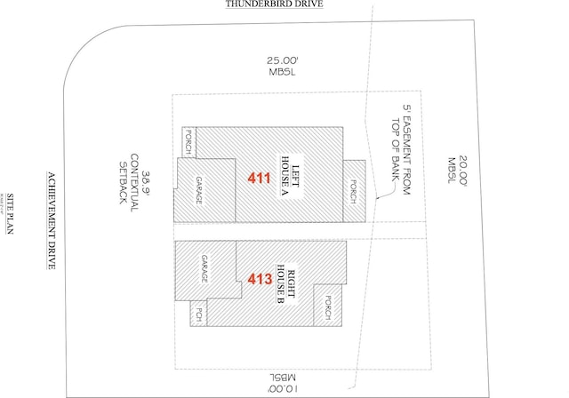 411 Achievement Dr, Nashville, TN 37209 - map of parcels