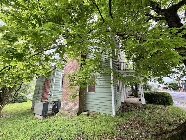 view of property exterior featuring cooling unit