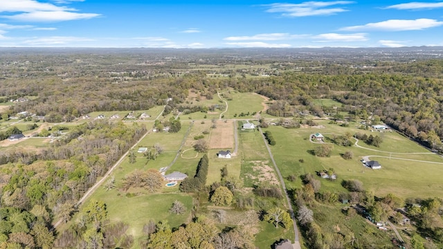 2040 Cairo Bend Rd, Lebanon, TN 37087 - birds eye view of property with a forest view