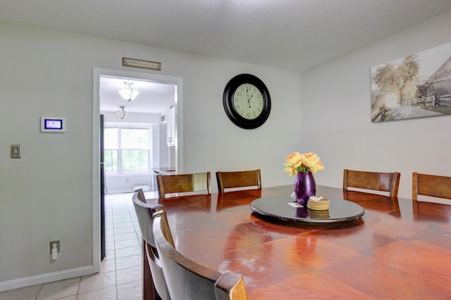 3473 Hunters Rdg, Woodlawn, TN 37191 - dining space featuring light tile patterned floors and baseboards