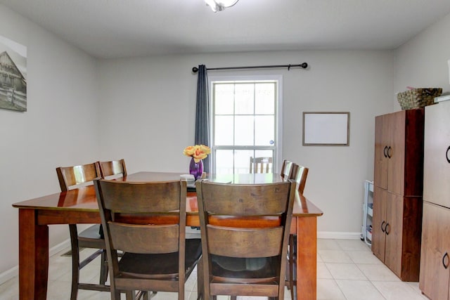 3473 Hunters Rdg, Woodlawn, TN 37191 - dining space with baseboards and light tile patterned floors