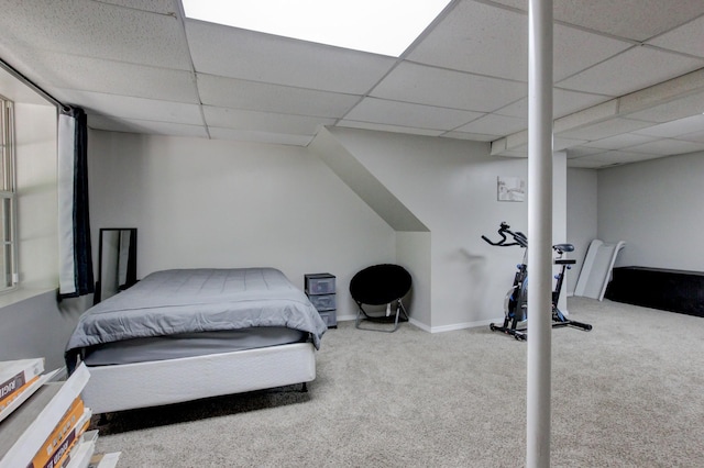 3473 Hunters Rdg, Woodlawn, TN 37191 - bedroom with carpet floors and a paneled ceiling