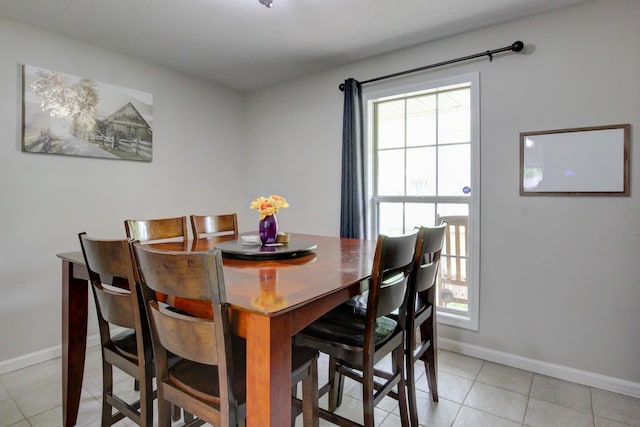 3473 Hunters Rdg, Woodlawn, TN 37191 - dining room with baseboards and light tile patterned flooring