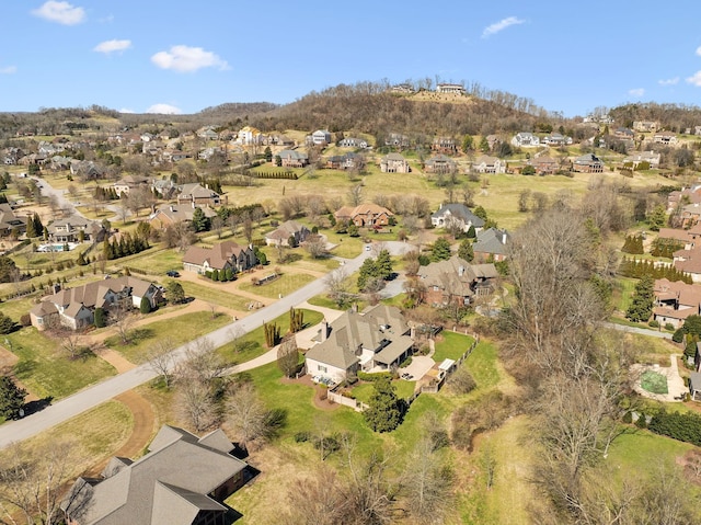 birds eye view of property featuring a residential view