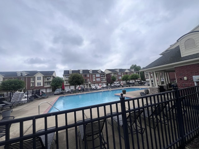 3201 Aspen Grove Dr Unit D3, Franklin, TN 37067 - community pool featuring a patio area and a residential view