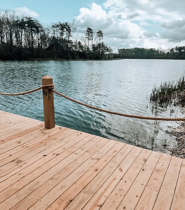 135 Hemlock Cv, Tracy City, TN 37387 - view of dock featuring a water view