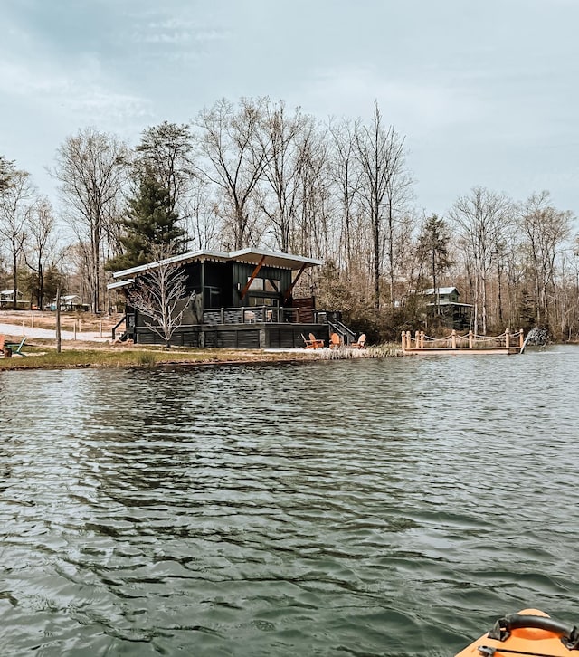 135 Hemlock Cv, Tracy City, TN 37387 - view of water feature featuring a boat dock