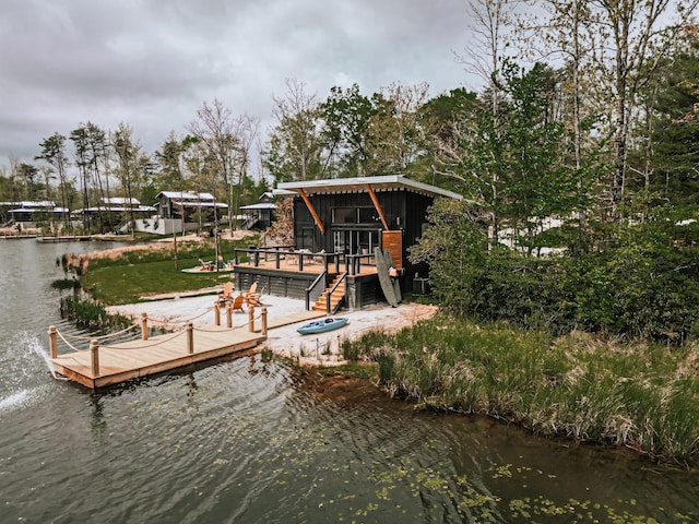 135 Hemlock Cv, Tracy City, TN 37387 - dock area featuring a water view