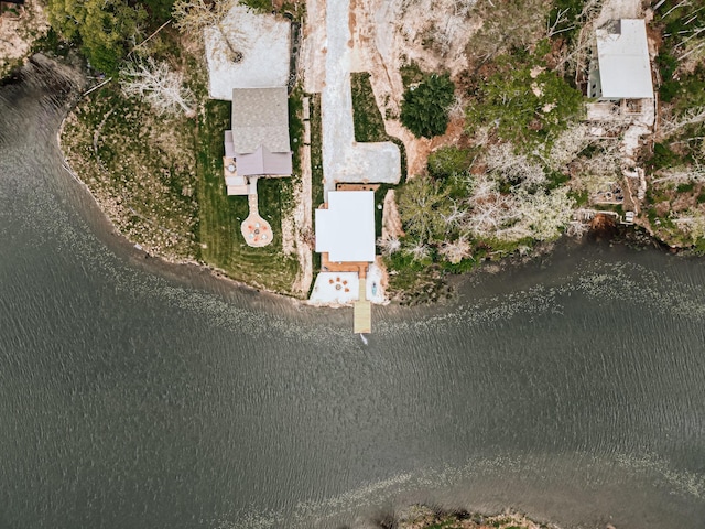 135 Hemlock Cv, Tracy City, TN 37387 - bird's eye view featuring a water view