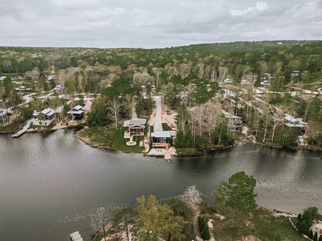 135 Hemlock Cv, Tracy City, TN 37387 - birds eye view of property featuring a water view and a view of trees