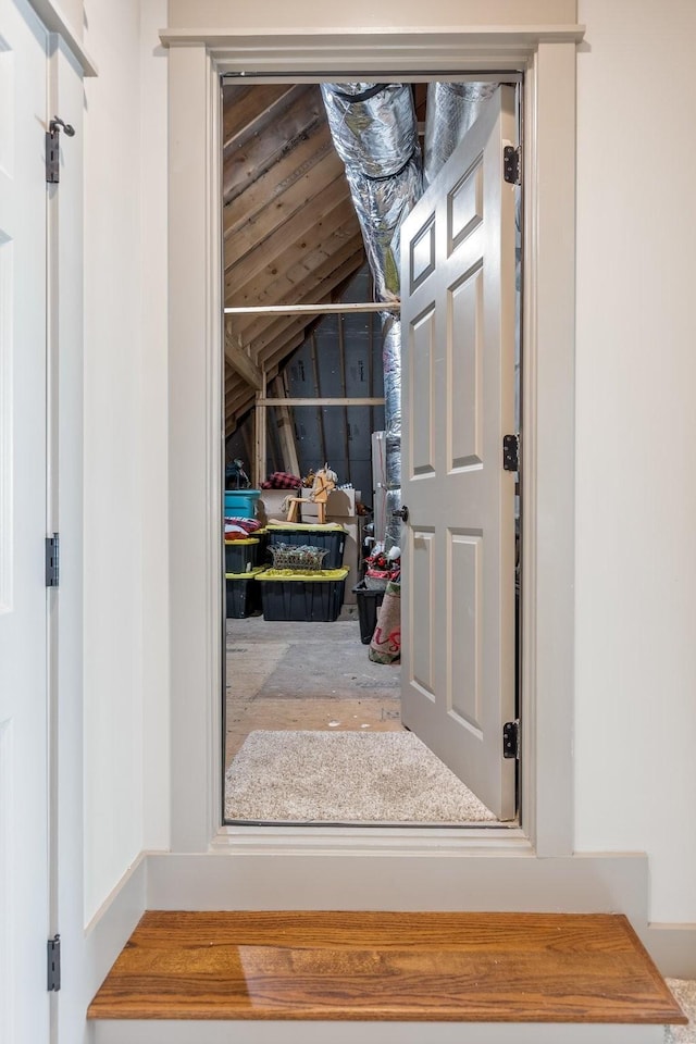 view of doorway to outside