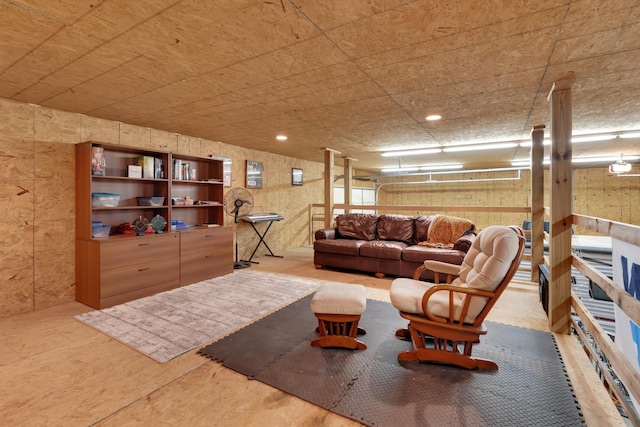 view of living area