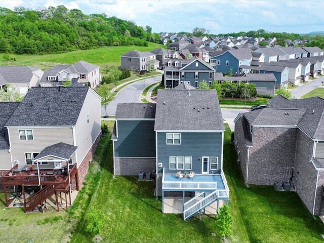 1068 Amelia Park Dr, Franklin, TN 37067 - drone / aerial view featuring a residential view