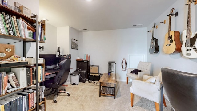 615 Pine Bloom Rd, Lebanon, TN 37087 - carpeted home office featuring visible vents