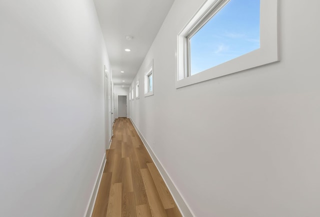 620 Waco Dr Unit B, Nashville, TN 37209 - hall with light wood finished floors, recessed lighting, and baseboards