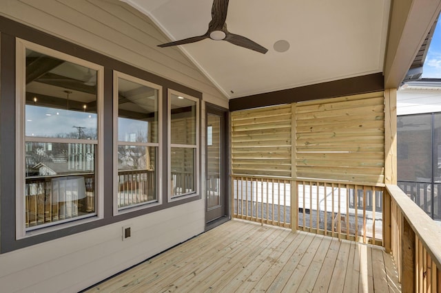 620 Waco Dr Unit B, Nashville, TN 37209 - wooden deck featuring a ceiling fan
