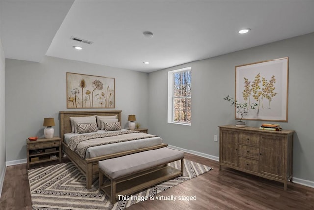 7327 Hunting Camp Rd, Fairview, TN 37062 - bedroom featuring baseboards, visible vents, and recessed lighting