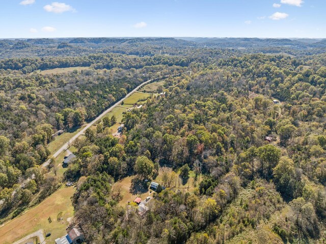 aerial view with a view of trees