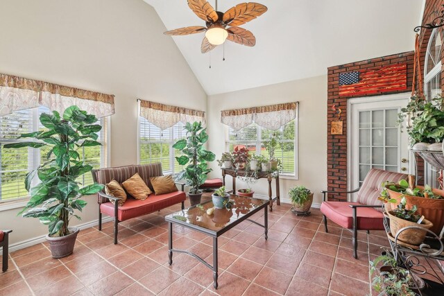 4025 Moore Hollow Rd, Woodlawn, TN 37191 - sunroom / solarium featuring a healthy amount of sunlight