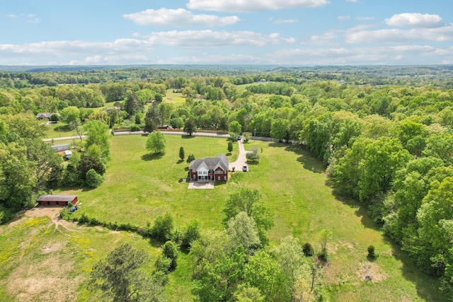 4025 Moore Hollow Rd, Woodlawn, TN 37191 - bird's eye view featuring a rural view and a forest view