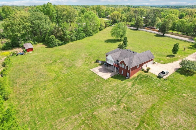4025 Moore Hollow Rd, Woodlawn, TN 37191 - aerial view with a forest view