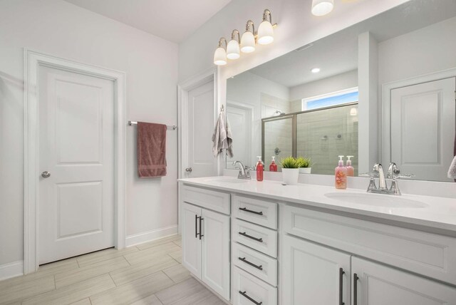 4372 Spregan Way, Smyrna, TN 37167 - full bath with a sink, a shower stall, and baseboards