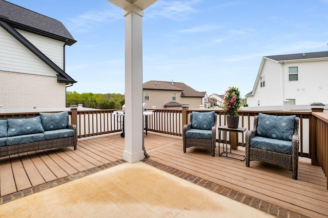 4372 Spregan Way, Smyrna, TN 37167 - deck with an outdoor hangout area