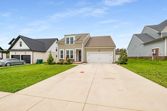 4372 Spregan Way, Smyrna, TN 37167 - view of front of home with a garage, a front yard, and driveway