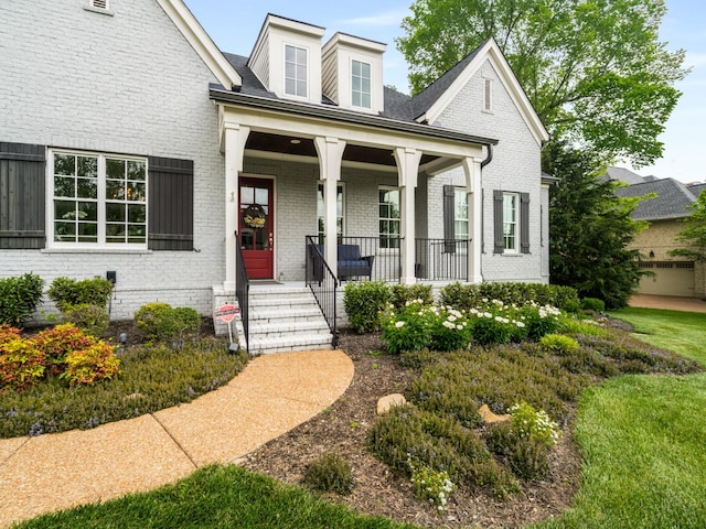 1504 Registry Row, Arrington, TN 37014 - view of front of home with a porch and brick siding