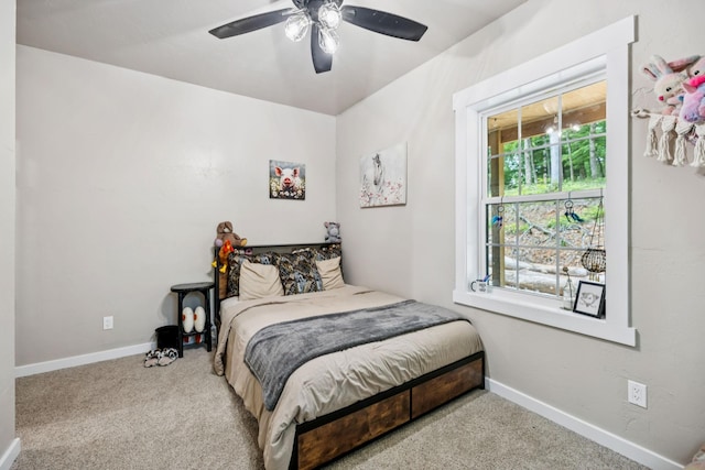 2217 Wiley Pardue Rd, Ashland City, TN 37015 - bedroom with carpet floors and ceiling fan