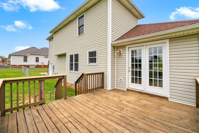 2938 Heatherfield Dr, Woodlawn, TN 37191 - wooden terrace with a yard