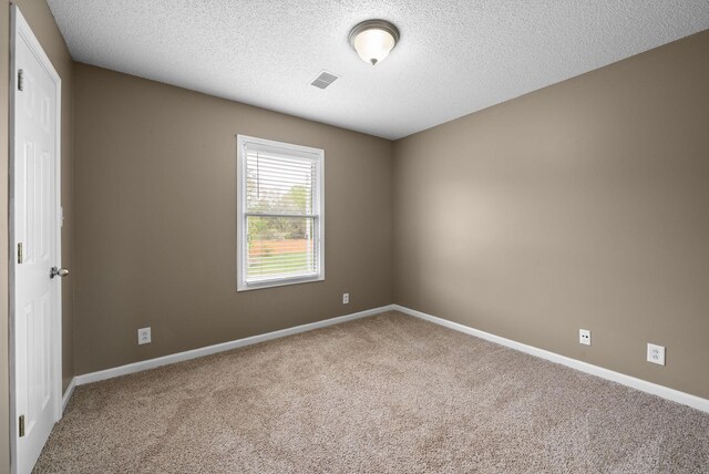 2938 Heatherfield Dr, Woodlawn, TN 37191 - spare room featuring carpet, a textured ceiling, and baseboards