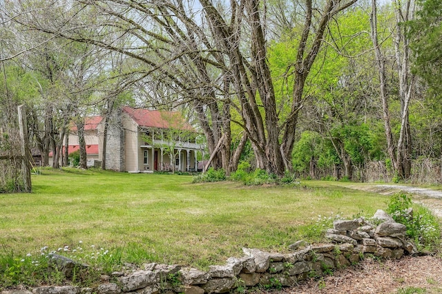 view of yard