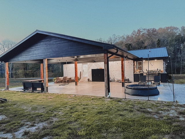 233 Garner Ln, Lawrenceburg, TN 38464 - view of patio / terrace with an outdoor hangout area