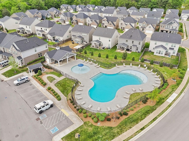 3227 Brookberry Ln, Murfreesboro, TN 37129 - aerial perspective of suburban area featuring a pool area