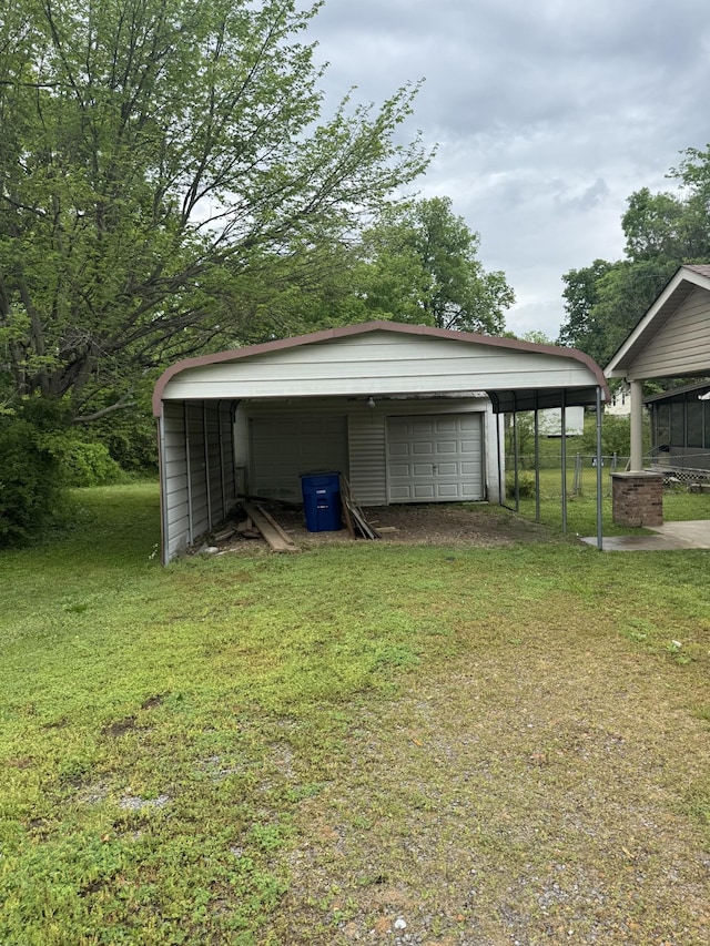 view of outbuilding with an outbuilding