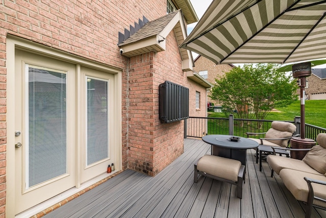 view of deck