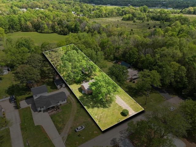 2608 Walnut Ln, Murfreesboro, TN 37129 - drone / aerial view with a wooded view
