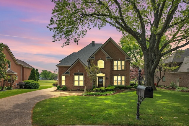 5112 Herschel Spears Cir, Brentwood, TN 37027 - traditional home with a yard and brick siding