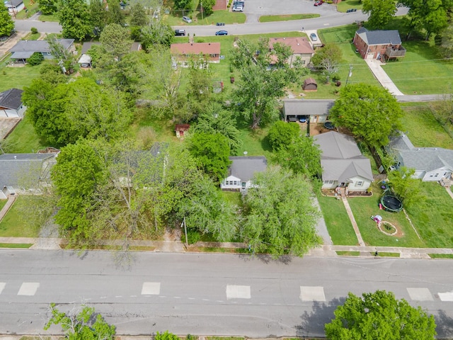 drone / aerial view featuring a residential view