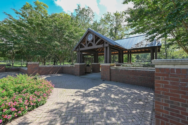 141 Saundersville Rd Unit 1305, Hendersonville, TN 37075 - view of patio / terrace with a gazebo