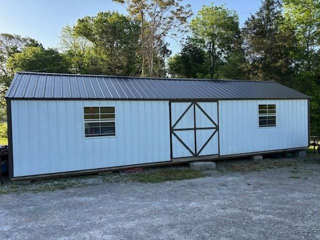 view of outbuilding